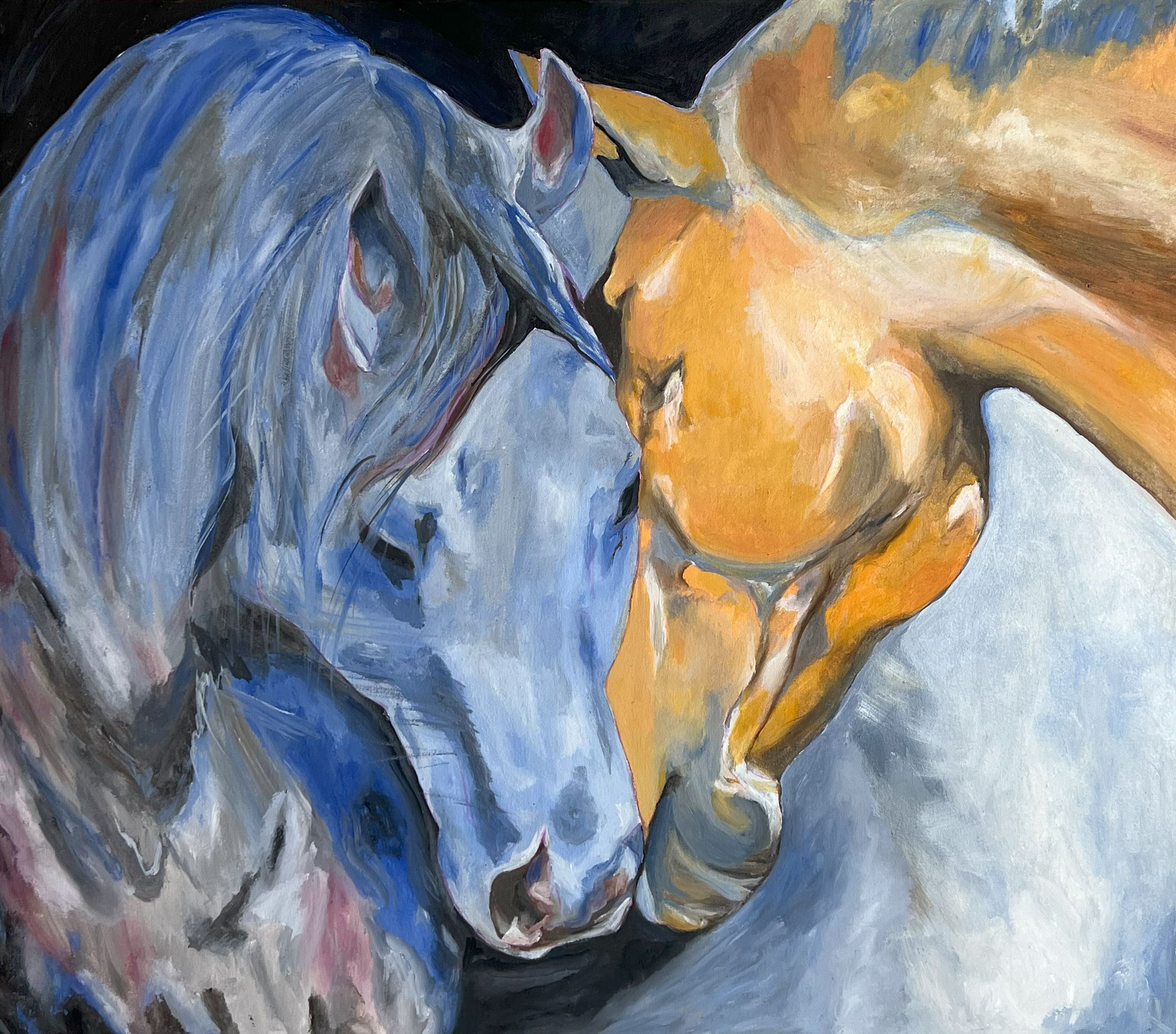 Between Two Breaths — Acrylic