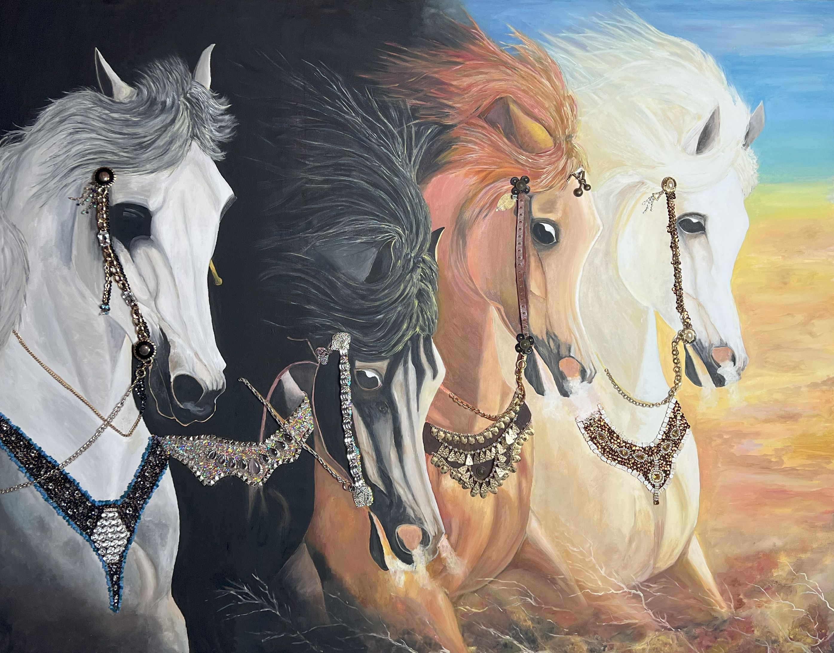 Regalia of the Four — Acrylic